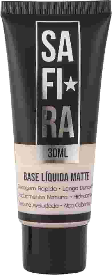 Safira Base Líquida Matte Linha Basic N 01 Clara Bs68099