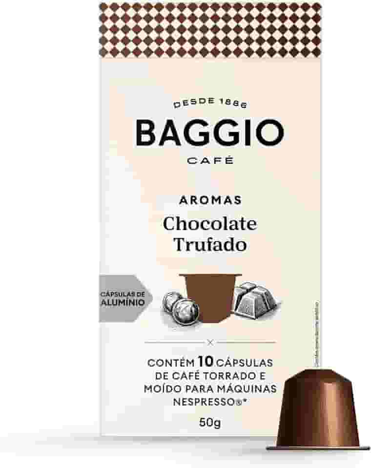 Baggio Café Cápsulas De Café Aroma Chocolate Trufado Compatível Com Nespresso Contém 10 Cápsulas