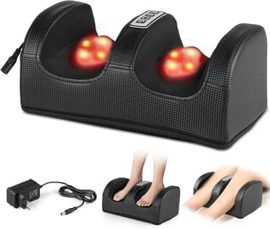 Massageador Shiatsu para Os Pés ou Pernas, Massageador Elétrico para Pés e Pernas com Shiatsu Foot Bivolt