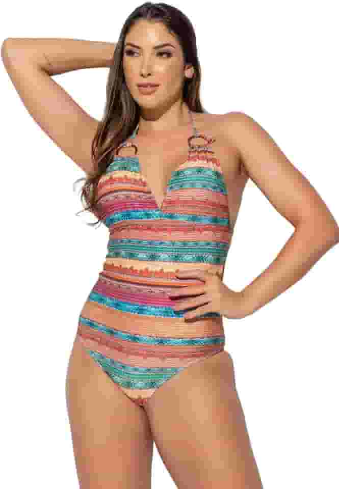 Maiô MVB Modas Feminino Lycra Bojo Liso Moda Praia Verão