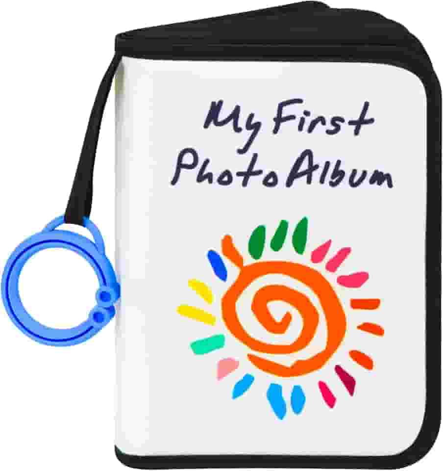 Niselity Álbum My First Family Do Baby Contém 21 Fotos 4X6, De Sun, Livro Família Em Tecido Macio, Photo Book Para Bebês Ou Crianças Pequenas, Presente Fofo Chá Bebê, Recém-Nascidos (Preto)