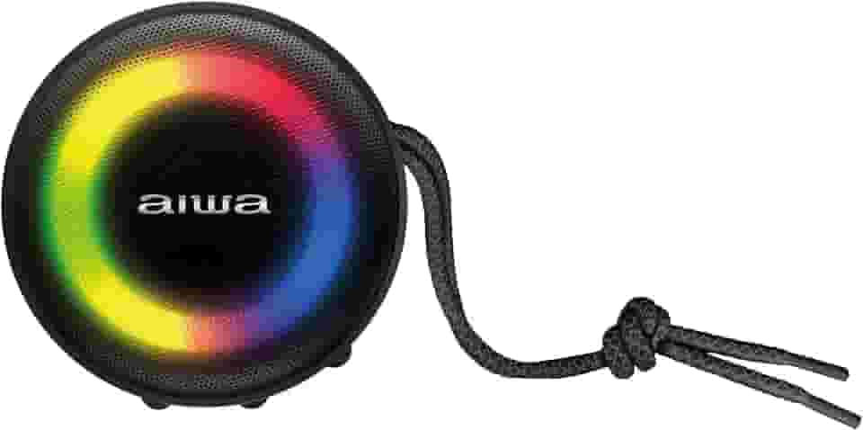 Caixa de Som Speaker, Aiwa, Bluetooth, Luzes Multicores, IP65 - AWS-SP-02