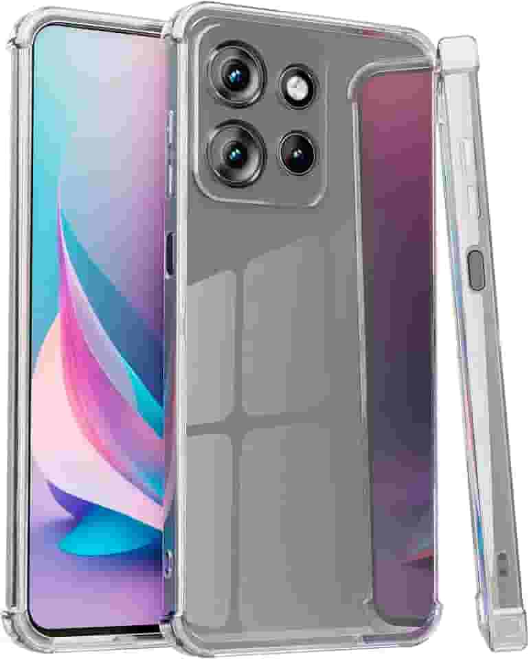 Capa Case TPU Transparente Compatível Motorola Moto G75 Anti Impacto Shock Choque Alta Proteção Premium