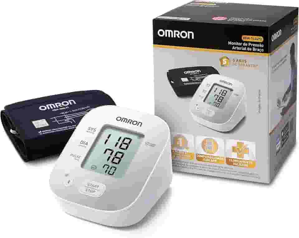 OMRON Monitor de Pressão Arterial de Braço HEM-7144T2