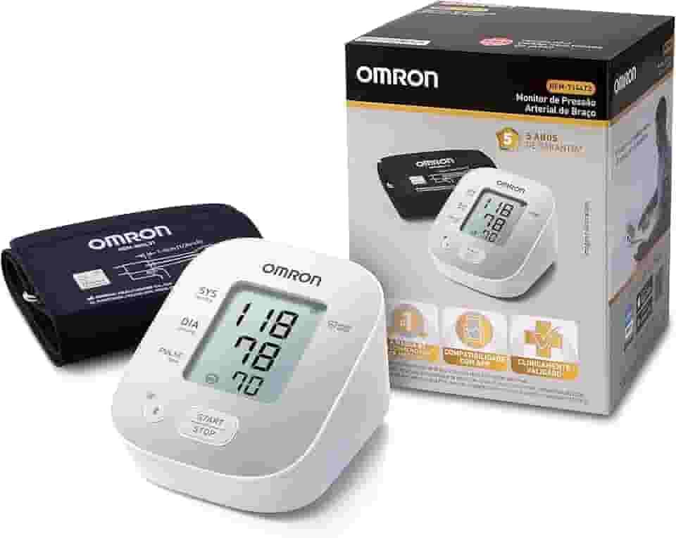 OMRON Monitor de Pressão Arterial de Braço HEM-7144T2