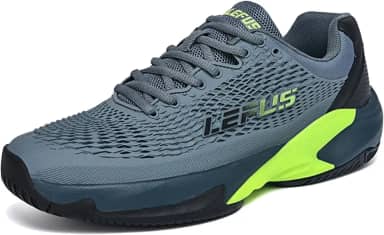 Tênis masculino para uso interno e externo Pro Pickleball com suporte de arco para todas as quadras, tênis atlético de raquete para esportes de raquete