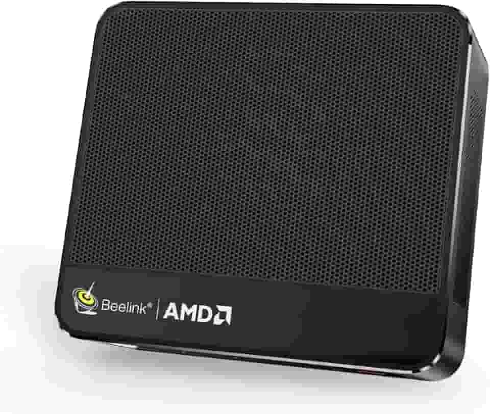 Mini PC Beelink, AMD Ryzen 5 5500U (7 nm, 6N/12T) até 4,0 GHz, RAM DDR4 16 GB, SSD NVMe 1TB, 4K a 60 Hz tela tripla, mini computador para jogos, Wi-Fi 6, Bluetooth 5.2, 57W HTPC