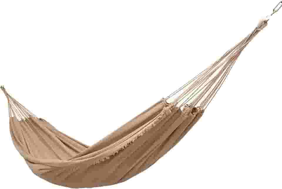 Rede de Descanso Dunas, 3,90 m x 1,40 m, Algodão, Suporta até 200 kg, Cor Areia