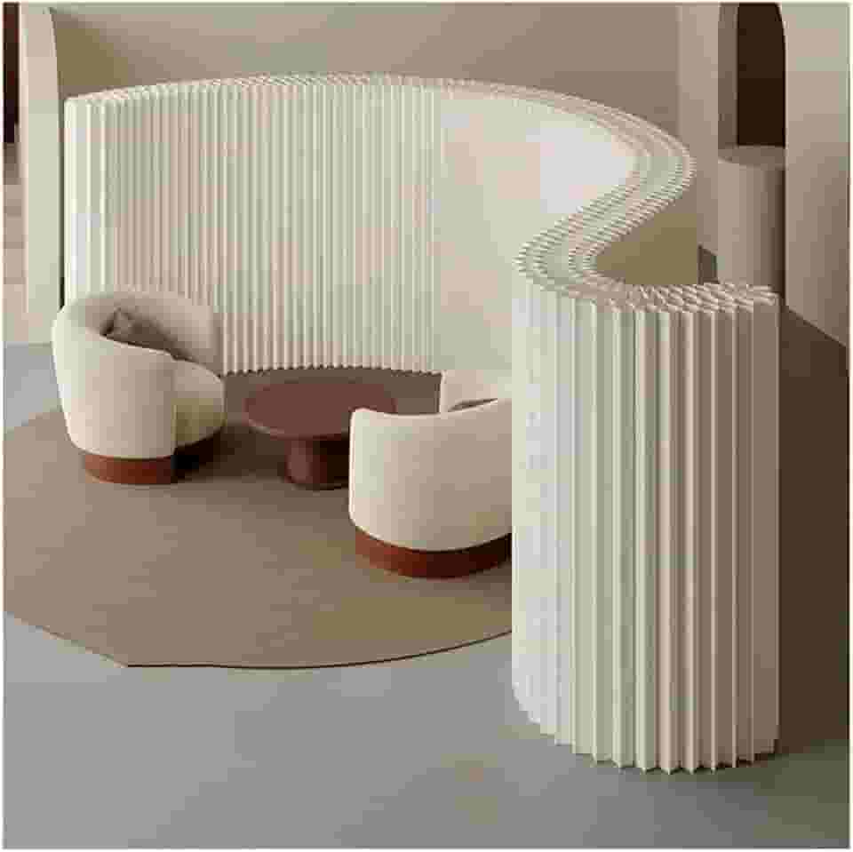 Biombos e Divisórias Divisória De Ambiente Dobrável Moderna, Tela De Privacidade, Divisória De Parede Retrátil Portátil, Separador De Ambiente Dobrável Para Sala De Estar, Quarto E Escritório(200x160