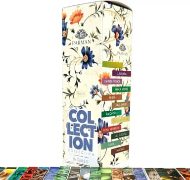 Incenso Sortido Collection Carvao Parman Box 25 Caixas Com 7 Varetas