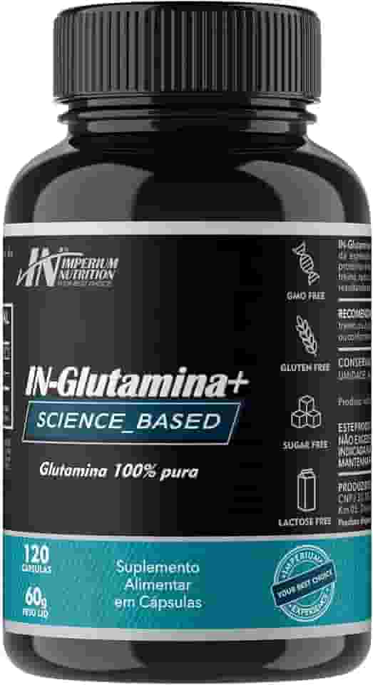 Glutamina (IN-Glutamina+ 120 Cápsulas) - Imperium Nutrition