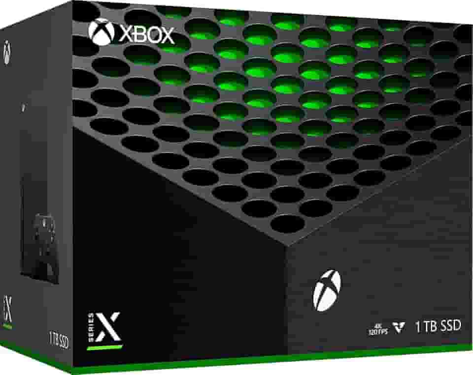 X Box Console 2022 mais recente X-Box Series X 1TB SSD console de videogame com um controlador sem fio, 16 GB GDDR6 RAM, 8x núcleos Zen 2 CPU, RDNA 2 G