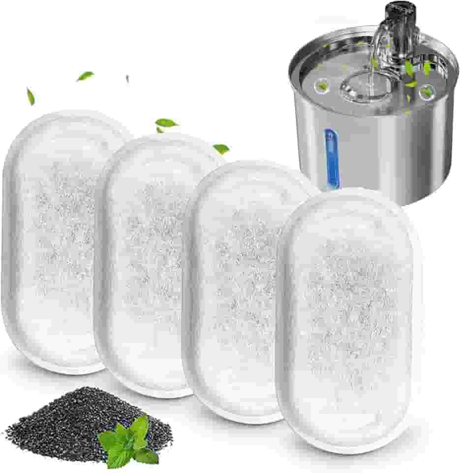 Filtro Bebedouro Gato, Filtro Refil 3.2L Fonte Bebedouro Gatos Comedouros, Bebedouros e Acessórios para Gatos (8)