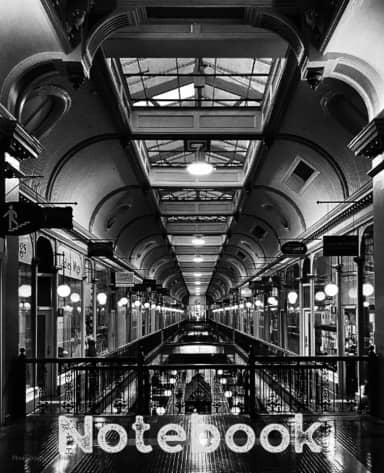 Notebook Classic Architecture (Real Photography): College Ruled |100 pages |7.5 x 9.25