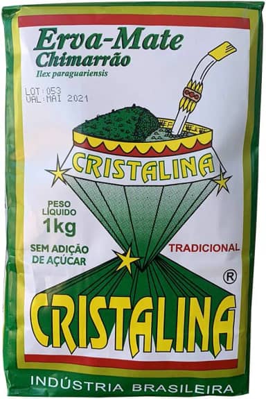 Erva Mate tradicional para Chimarrão Cristalina 1KG