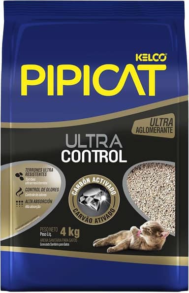 Pipicat Areia Higiênica Ultra Control 4 kg