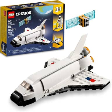 LEGO® Creator Ônibus Espacial 3em1: Nave Espacial, Astronauta e Foguete Espacial