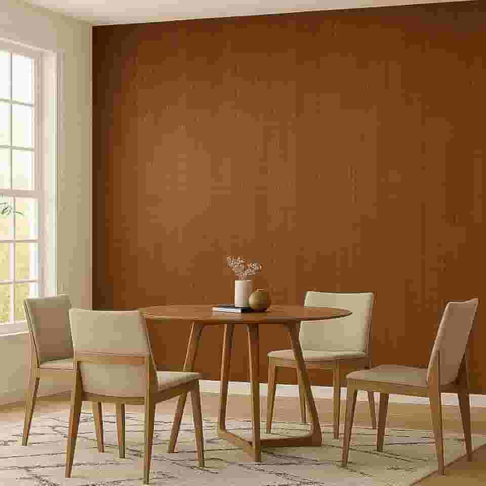 Papel De Parede Madeira Auto Colante Adesivo Cumaru 10 Metros