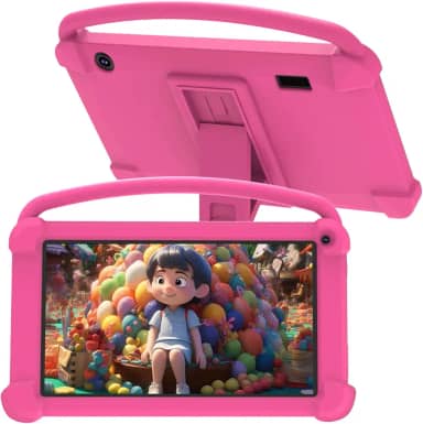 YQSAVIOR Tablets infantis, tablet Android 12 para crianças, 4 GB de RAM, 32 GB ROM, tela IPS de 7 polegadas, controle parental, câmera dupla de 2 + 5 MP, capa à prova de choque para jogos educativos