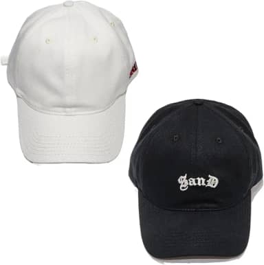 Kit 2 Bonés Dad Hat Algodão Aba Curva Strapback Ajuste Metal Confortável Streetwear S&D