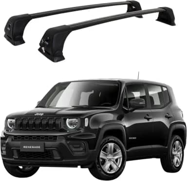 Rack De Teto Modelo Emilia Renegade Sem Longarinas (Preto)