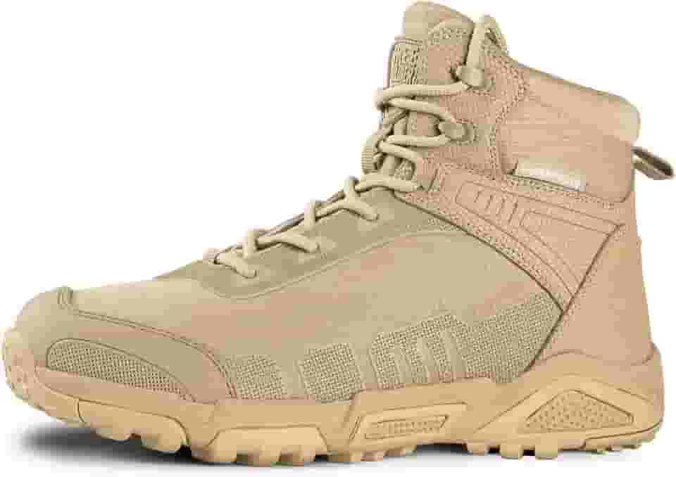 Bota masculina à prova d'água, leve, para uso ao ar livre, para trekking e escalada masculina