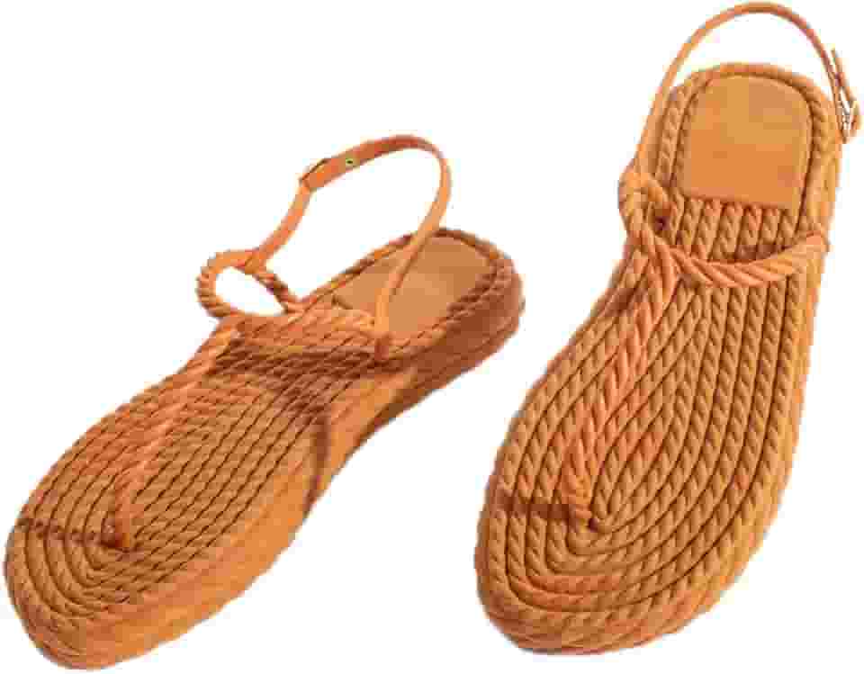 Sandália Feminina Trançada Plataforma Eva, 2 Tiras, Confortável, Casual, Slip-on, Anatômica, Altura 2.5cm