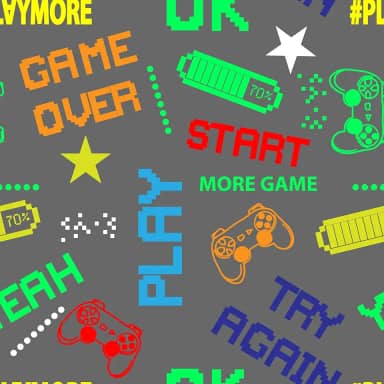 Papel De Parede 3m Adesivo Game Gamer Controle Video Quarto