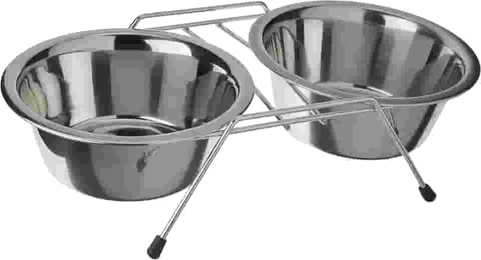 Chalesco Comedouro Duplo para Cães 750 ml