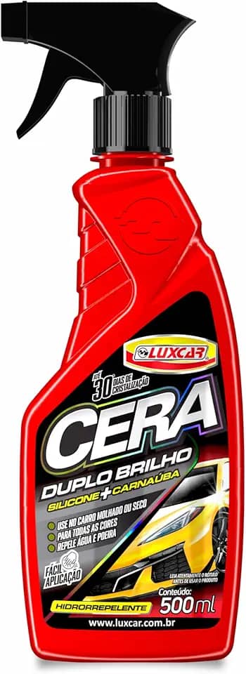Luxcar - Cera Líquida Automotiva Carnaúba Duplo Brilho