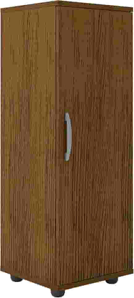 Armário Multiuso 1 Porta, Organizador com Prateleiras Viena - Freijó