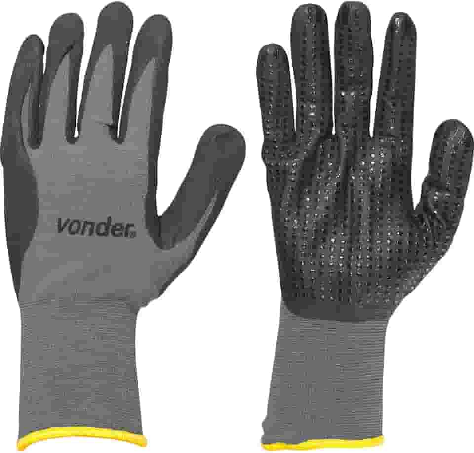 Vonder, Luva De Poliamida Com Borracha Nitrílica, Tamanho 9, Pnv 0900.