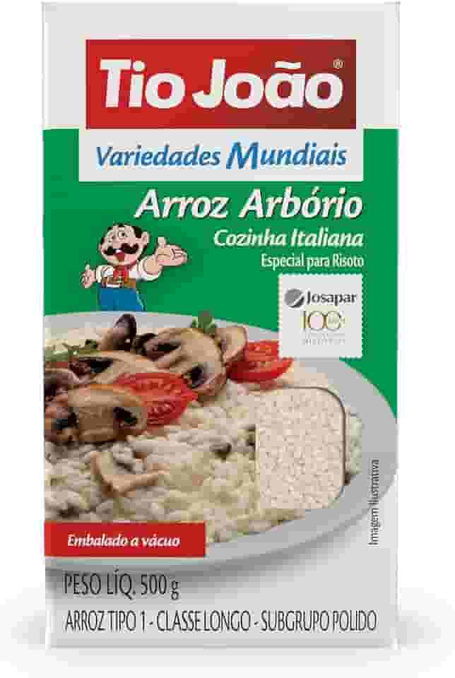Arroz Arbório Tio João Variedades Mundiais Cozinha Italiana - 500g