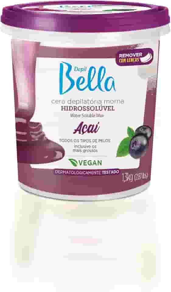 Depilbella Cera Hidro Açaí 1300g, Depil Bella