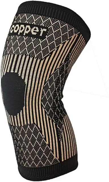 SHENGYADE Joelheira para mulheres e homens, joelheiras de cobre para dor no joelho e suporte, manga de compressão de fibra de íons de cobre para corrida, ruptura do menisco, ACL, alívio da dor nas