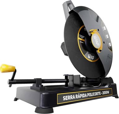WAP Serra Policorte de Bancada 14" WF SP01, Profissional, com Morsa de 90° a 45° e Empunhadura Extra, 2050W 127V