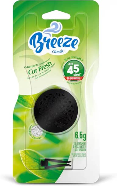 BREEZE Odorizante Breeze Classic Fragrância Car Fresh 6,5 g