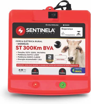 Cerca Elétrica Rural ST300 300km - SENTINELA