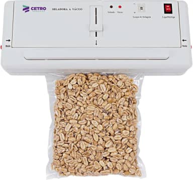 Seladora a Vácuo Doméstica CPVS D Compacta, Uso Fácil e Ajuste de Selagem Até 280mm - 220V