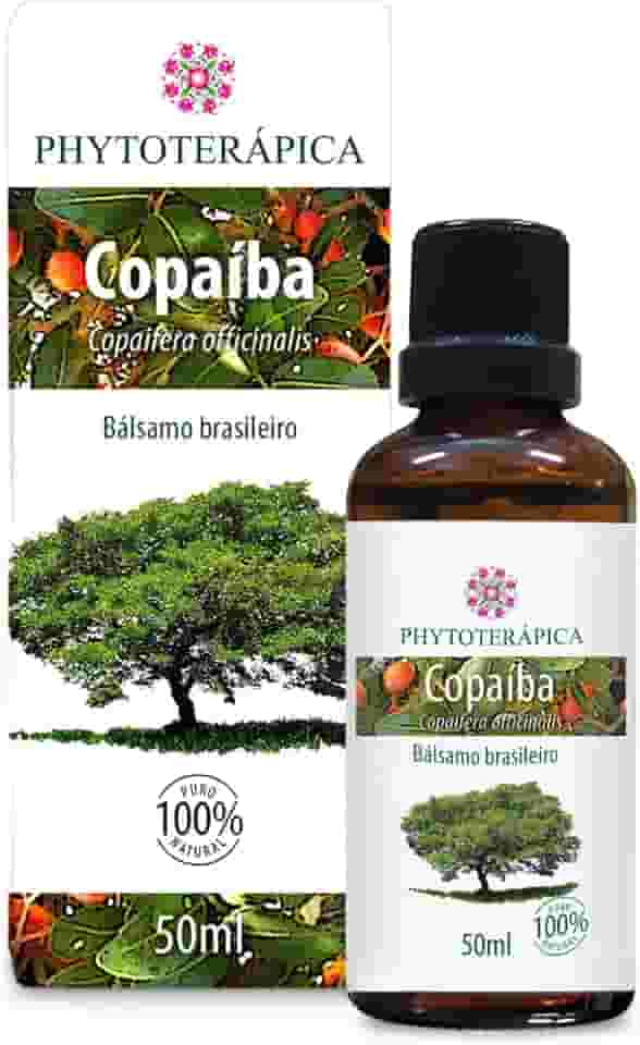 PHYTOTERAPICA - Óleo Vegetal de Copaíba Bálsamo - Aromaterapia - Pele e Cabelo - Excelente na prevenção do envelhecimento precoce e auxilia em problemas do couro cabeludo - 100% Puro e Natural - 50ml