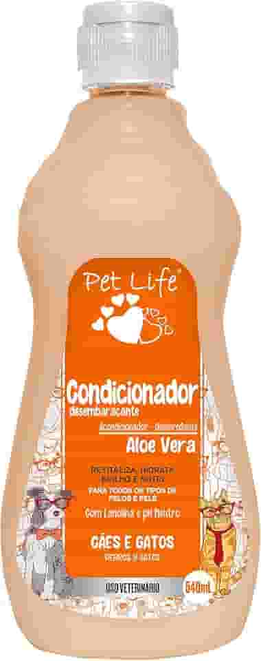 Condicionador Aloe Vera Pet Life Cães e Gatos 540 mL