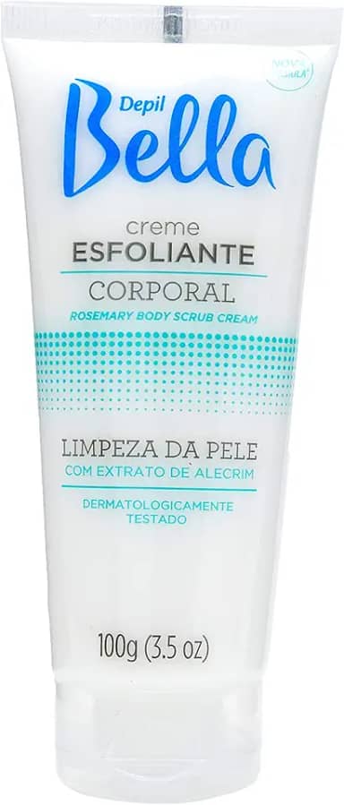 Creme Esfoliante Corporal Alecrim, Depil Bella, 100G
