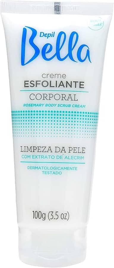 Creme Esfoliante Corporal Alecrim, Depil Bella, 100G