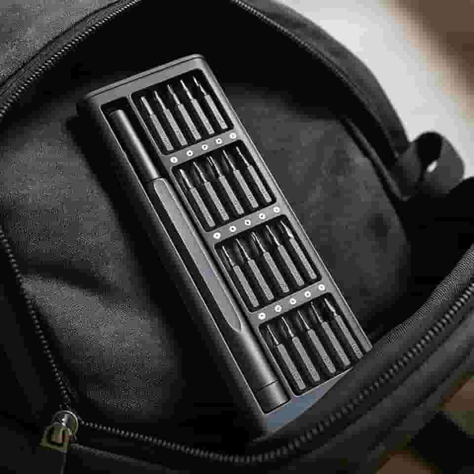 Kit Premium Chave De Fenda Magnética 25 Em 1 Para Eletrônicos, Celular, Notebook, Xbox, PC, Macbook, Marca VARENZIA