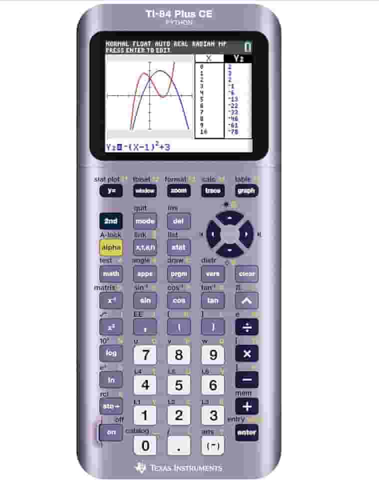 TI-84 Plus CE Python Enhanced Graphing Plus Software, Íris/Roxo
