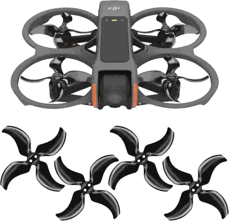 Master Airscrew Hélices de atualização para DJI Avata 2 - Preto, 4 peças