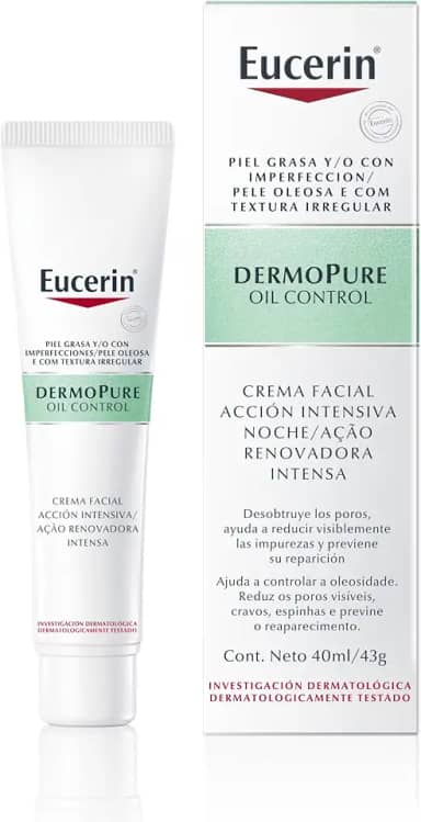 EUCERIN Sérum Facial Antiacne Ação Renovadora Intensa DermoPure 40ml, Peles Oleosas, Antioleosidade