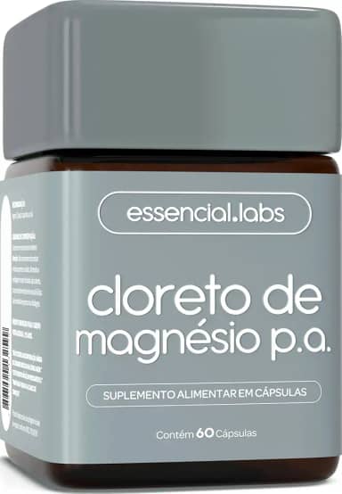 CLORETO DE MAGNÉSIO P.A. 260mg POR DOSE – 60 CÁPSULAS – FÓRMULA DESENVOLVIDA PARA PERFORMANCE E RECUPERAÇÃO MUSCULAR