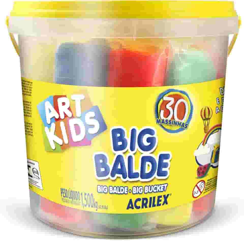 Balde com Massas Acrilex 1.5 kg
