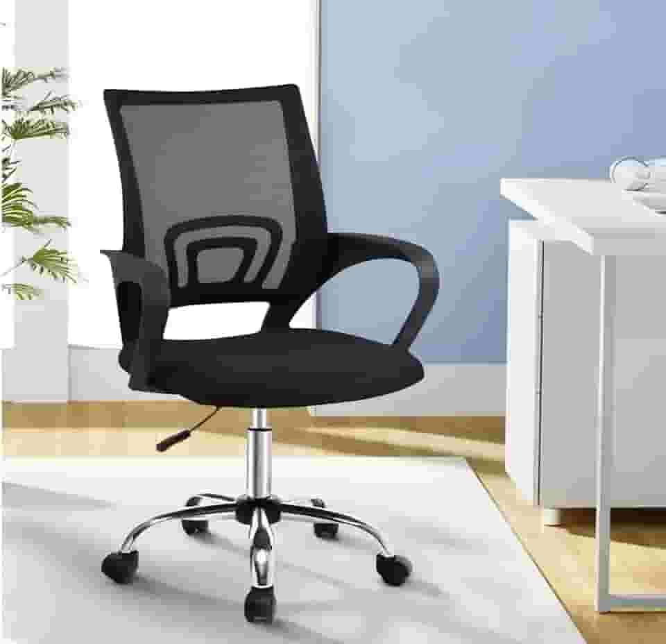 Cadeira de Escritório Ergonômica Stoel Start Home Office Confortável Secretária Giratória Encosto Respirável Mesh